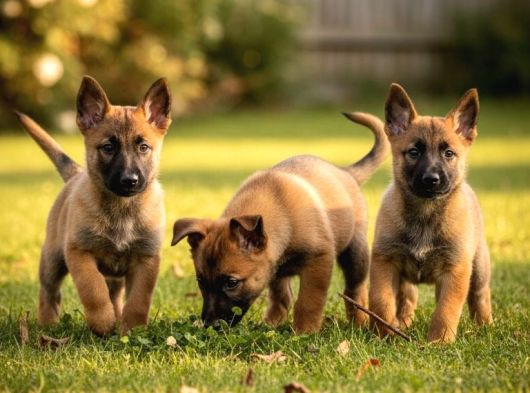Safkan Belçika Kurdu Malinois Bebekler Telime Hazır görsel