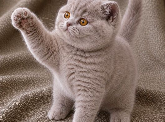 İthal - Kalite Koca Yanaklı Lilac British Shorthair Yavru görsel