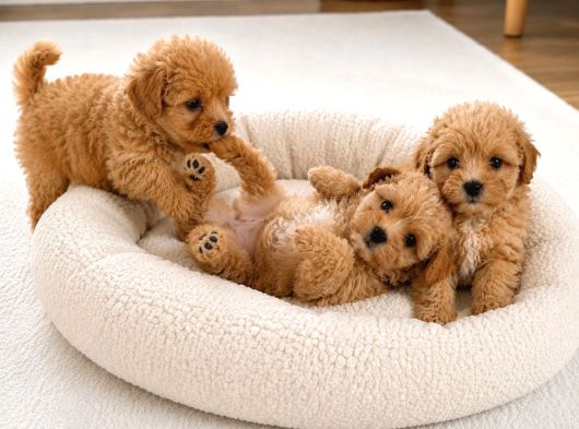 Sağlıklı Özel Maltipoo Yavruları görsel