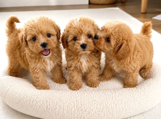 Sağlıklı Özel Maltipoo Yavruları görsel