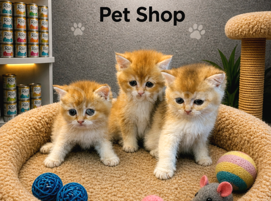 Harika Güzellikte British Shorthair Golden Yavrularımız görsel