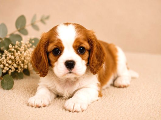 Safkan Cavalier King Charles Bebekler görsel