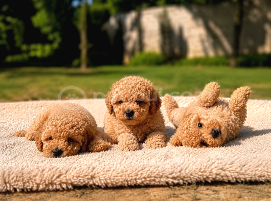 Bal Gibi Toy Poodle Yavruları görsel