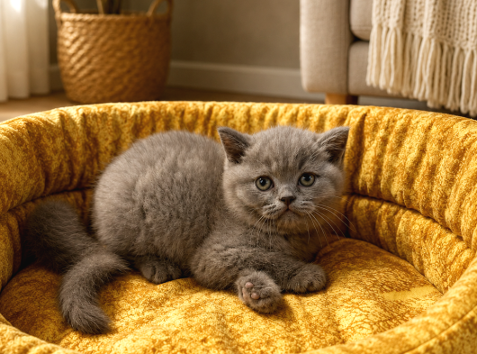 Mükemmel Güzellikte Kül Rengi British Shorthair Yavrularımız görsel