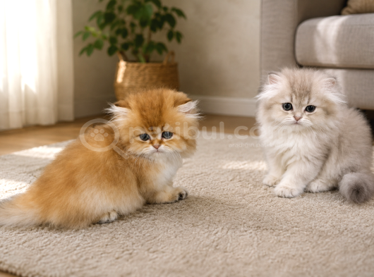 Irkının En Güzeli British Longhair Golden Yavrumuz görsel