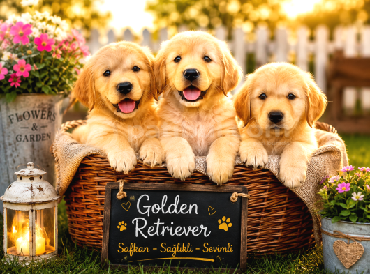 Türkiyenin En Güzel Bby Face Golden Redriver Bebekleri görsel