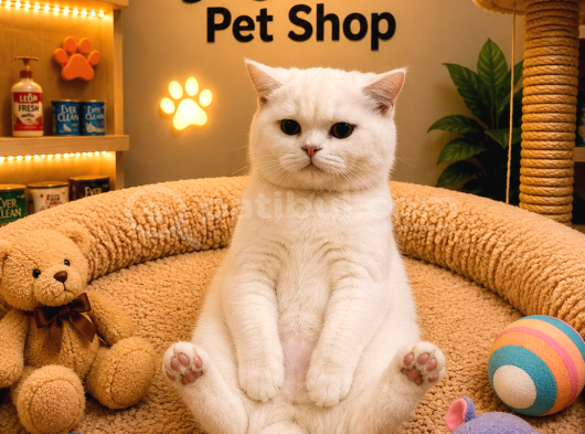 Karbeyaz Harika Güzellikte Oyuncu British Shorthair Yavrumuz görsel