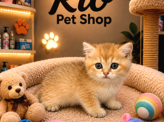 Irkının En Güzelinden British Shorthair Golden Yavrumuz görsel